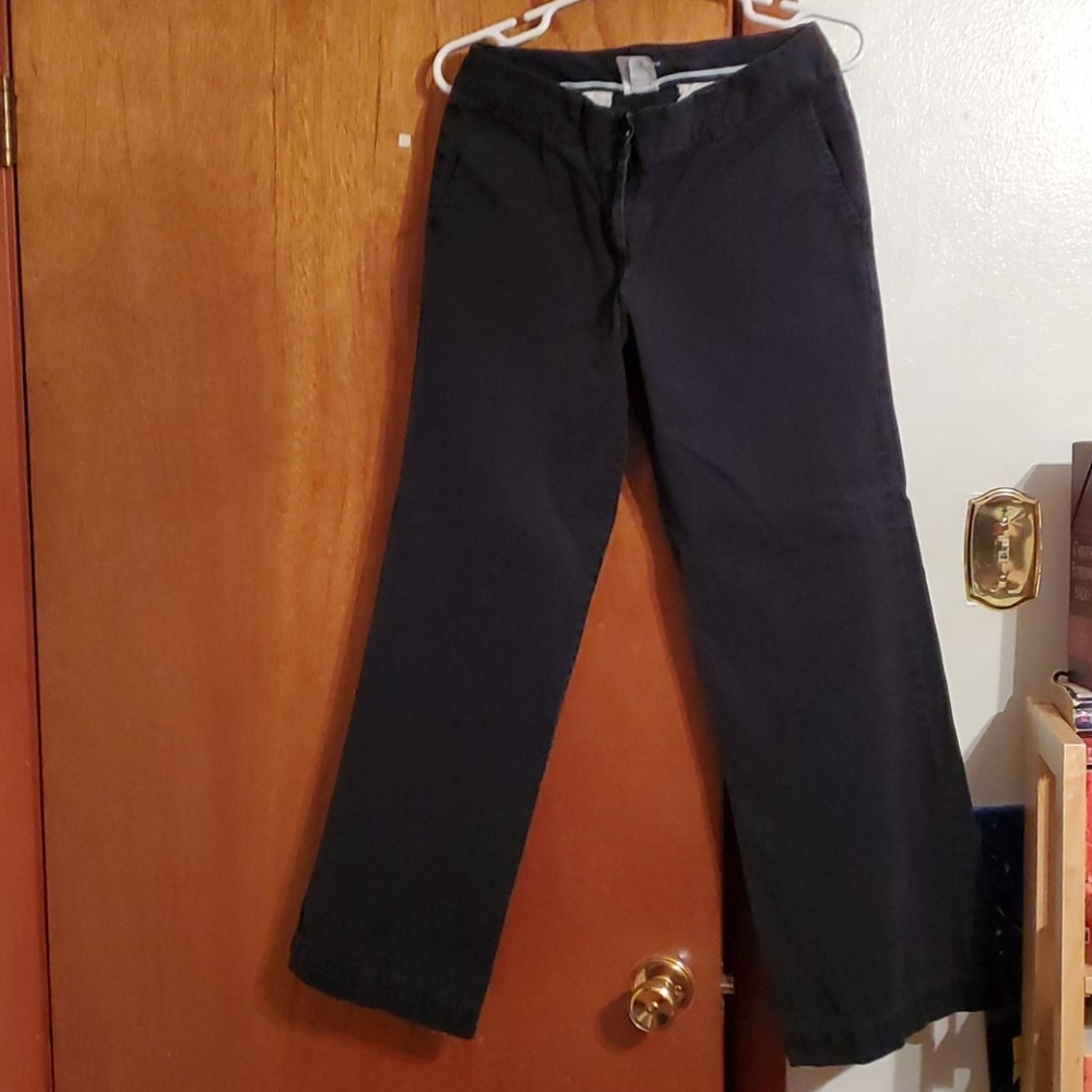 Lands End navy Kakhi pants